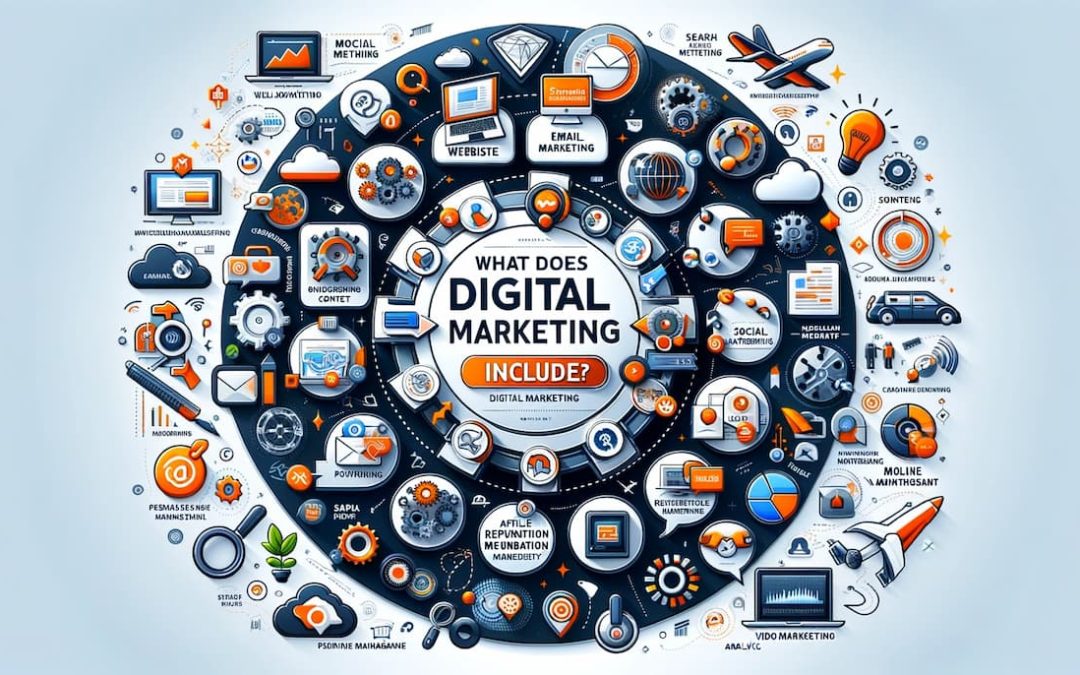 visually appealing image on What Does Digital Marketing Include